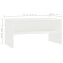 Mueble para TV madera contrachapada blanco 80x40x40 cm
