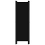 Biombo divisor de 4 paneles negro 200x180 cm