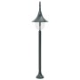 Farola de jardín aluminio verde oscuro E27 120 cm