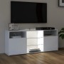 Mueble para TV con luces LED blanco 120x30x50 cm