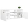 Mueble para TV con luces LED blanco 120x30x50 cm