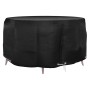 Funda para muebles de jardín 10 ojales redonda Ø230x90 cm