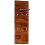 Perchero de madera maciza de sheesham 118x40 cm