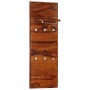 Perchero de madera maciza de sheesham 118x40 cm