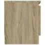 Mueble de TV con puerta roble Sonoma 102x30x36 cm