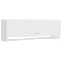 Armario de madera contrachapada blanco 100x32,5x35 cm