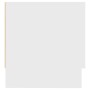 Armario de madera contrachapada blanco 100x32,5x35 cm