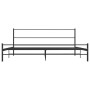 Estructura de cama sin colchón metal negro 180x200 cm