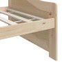 Sofá cama de 3 plazas sin colchón 90x200 cm