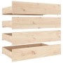 Cajones de cama 4 unidades madera maciza de pino