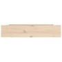 Cajones de cama 4 unidades madera maciza de pino