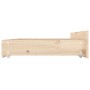 Cajones de cama 4 unidades madera maciza de pino