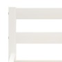 Estructura de cama sin colchón madera de pino blanco 160x200 cm