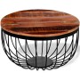 Mesa de centro madera maciza reciclada