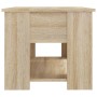 Mesa de centro madera de ingeniería roble Sonoma 79x49x41 cm