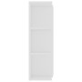 Armario de espejo de baño madera contrachapada 80x20,5x64 cm