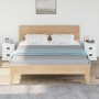 Mesitas de noche 2 uds madera contrachapada blanco 39x39x47,5cm