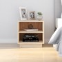 Mesitas de noche 2 unidades madera maciza de pino 40x34x40 cm