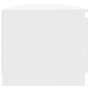 Mueble para TV con luces LED blanco 140x40x35,5 cm
