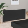 Cabecero de cama madera contrachapada negro 200x1,5x80 cm