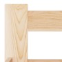 Estructura de cama sin colchón madera maciza de pino 100x200 cm