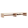 Soporte de monitor madera maciza de pino 100x24x13 cm
