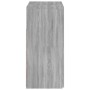 Aparador con luces LED gris Sonoma 80x35x75 cm