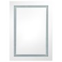 Mueble de baño con espejo LED 50x13x70 cm