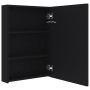 Mueble de baño con espejo LED 50x13x70 cm