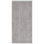 Aparador de madera contrachapada gris hormigón 60x30x70 cm