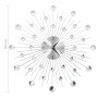 Reloj de pared con movimiento de cuarzo 50 cm diseño moderno
