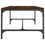 Mesa de centro madera contrachapada marrón roble 100x50x35 cm