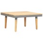 Mesa de centro de jardín madera maciza de acacia 60x60x31,5 cm