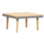 Mesa de centro de jardín madera maciza de acacia 60x60x31,5 cm