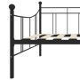 Estructura de cama sin colchón metal negro 90x200 cm