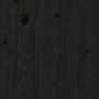 Mesa auxiliar 2 uds de madera maciza de pino negro 40x40x39 cm