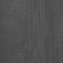Mesa consola madera maciza de pino gris oscuro 90x35x90 cm