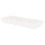 Estructura de cama individual pequeña sin colchón madera blanco