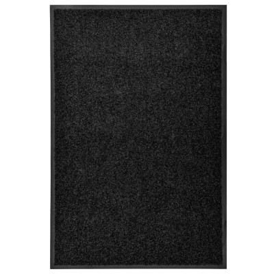 Felpudo lavable negro 60x90 cm
