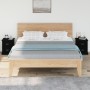 Mesitas de noche 2 uds madera contrachapada negro 39x39x47,5 cm