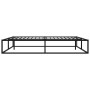 Estructura de cama sin colchón metal negro 180x200 cm