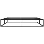 Estructura de cama sin colchón metal negro 180x200 cm