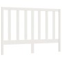 Cabecero de cama madera maciza de pino blanco 146x4x100 cm