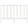 Cabecero de cama madera maciza de pino blanco 146x4x100 cm