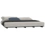 Estructura de cama de madera maciza de pino negro 160x200 cm