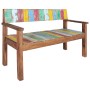 Banco de madera maciza reciclada 115 cm