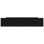 Cajones de cama 4 unidades madera maciza de pino negro