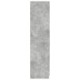 Armario de madera contrachapada gris hormigón 90x52x200 cm