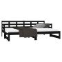 Sofá cama extraíble sin colchón negro 2x(90x190) cm