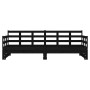 Sofá cama extraíble sin colchón negro 2x(90x190) cm